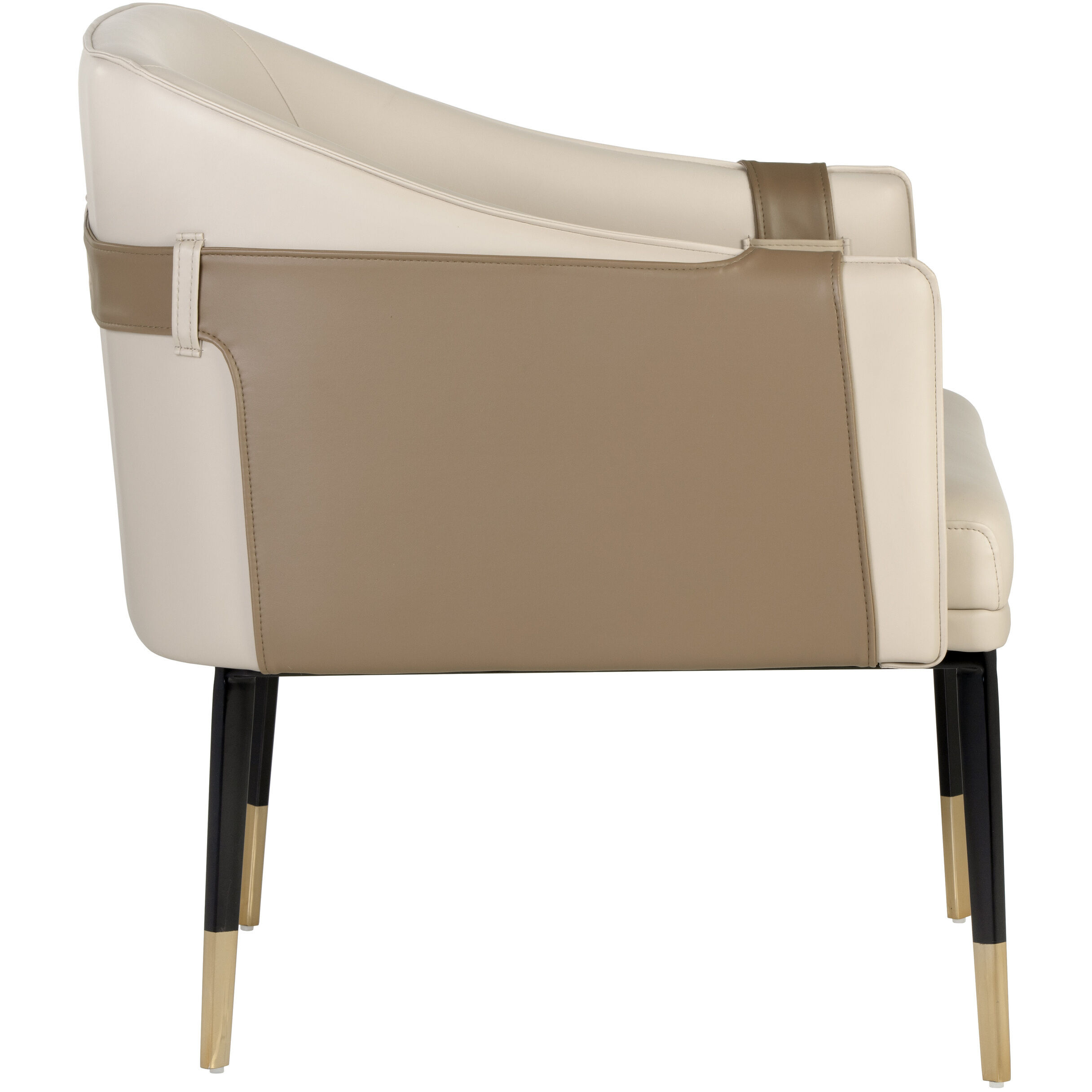 Carter Napa Beige / Napa Tan Lounge Chair
